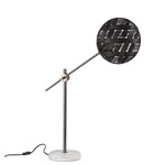 Chanpen Diamond Desk Lamp - Gun Metal / Black