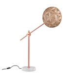 Chanpen Hexagon Desk Lamp - Copper / Natural