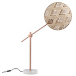 Chanpen Diamond Desk Lamp - Copper / Natural