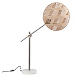 Chanpen Diamond Desk Lamp - Gun Metal / Natural