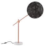 Chanpen Hexagon Desk Lamp - Copper / Black