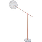 Chanpen Diamond Floor Lamp - Copper / White