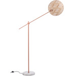 Chanpen Diamond Floor Lamp - Copper / Natural