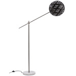 Chanpen Diamond Floor Lamp - Gun Metal / Black