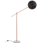 Chanpen Hexagon Floor Lamp - Copper / Black