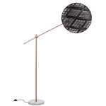 Chanpen Diamond Floor Lamp - Copper / Black