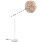 Chanpen Diamond Floor Lamp - Gun Metal / Natural