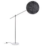 Chanpen Hexagon Floor Lamp - Gun Metal / Black