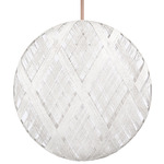 Chanpen Diamond Pendant - Copper / White