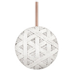 Chanpen Hexagon Pendant - Copper / White