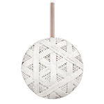 Chanpen Hexagon Pendant - Copper / White