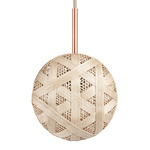 Chanpen Hexagon Pendant - Copper / Natural