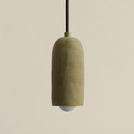 Ceramic Spot Pendant - Reed Green / Green Clay Shade