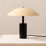 Arundel Low Table Lamp - Black / Bone