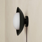 Arundel Mushroom Surface Mount - Black Canopy / Black Shade