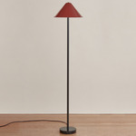 Tipi Floor Lamp - Black / Oxide Red