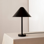 Eave Table Lamp - Black / Black Shade