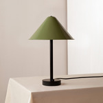 Eave Table Lamp - Black / Reed Green Shade