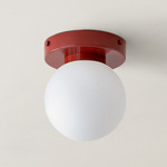 Orb Surface Mount - Oxide Red / White