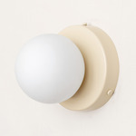 Orb Surface Mount - Bone / White