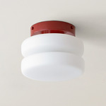 Puck Surface Mount - Oxide Red Canopy / White