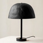 Dome Table Lamp - Black / Black Clay