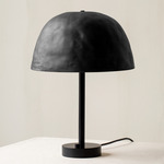 Dome Table Lamp - Black / Black Clay Shade