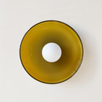 Disc Orb Surface Mount - Black Canopy / Pistachio