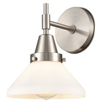 Caden Wall Sconce - Satin Nickel / White