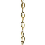 36 Inch Standard Gauge Chain - Natural Brass