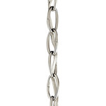 36 Inch Standard Gauge Chain - Brushed Nickel