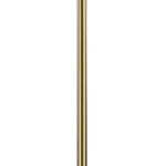 Downrod 0.5 x 12 Inch - Brushed Natural Brass
