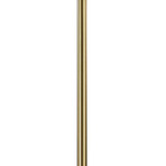 Accessory 12 Inch Downrod Stem - Brushed Natural Brass