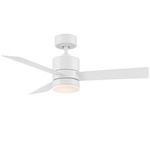 Axis DC Ceiling Fan with Light - Matte White