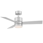 Axis DC Ceiling Fan with Light - Titanium Silver