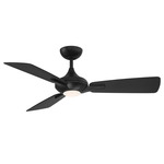 Mykonos DC Ceiling Fan with Light - Matte Black