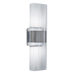 Gem Wall Sconce - Brushed Nickel / Clear