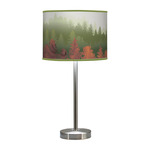 Treescape Hudson Table Lamp - Brushed Nickel / Green