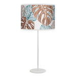 Monstera Tyler Table Lamp - White / Blue