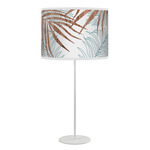 Palm Tyler Table Lamp - White / Blue