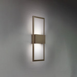Eo Boxed Wall Sconce - Cast Bronze / Opal