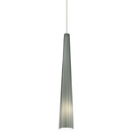 Zenith Monorail Pendant - Satin Nickel / Smoke