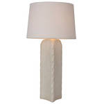 Korban Keeffe Table Lamp - White / White