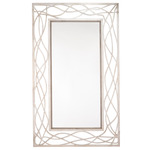 Korban Wilton Mirror - Silver Leaf