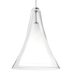 Melrose II Monorail Pendant - Satin Nickel / Clear