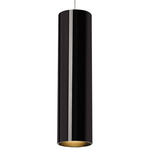 Piper Monorail Pendant - Satin Nickel / Black