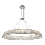 Nuvole Pendant - Polished Chrome / Firenze Clear