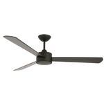 Lucci Air Climate III Ceiling Fan - Matte Black / Walnut / Matte Black