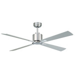 Lucci Air Climate Ceiling Fan - Brushed Chrome / Silver