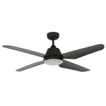 Lucci Air Aria Ceiling Fan with Light - Black / Black